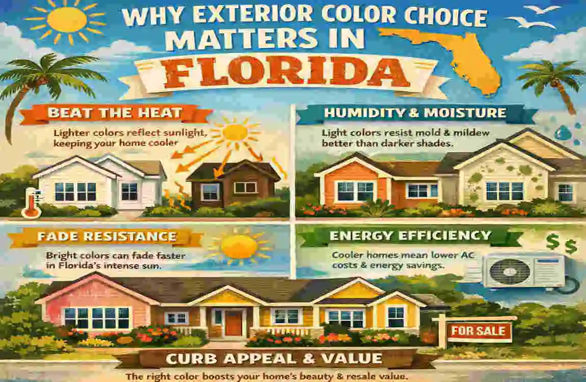which colour is best for exterior of house florida