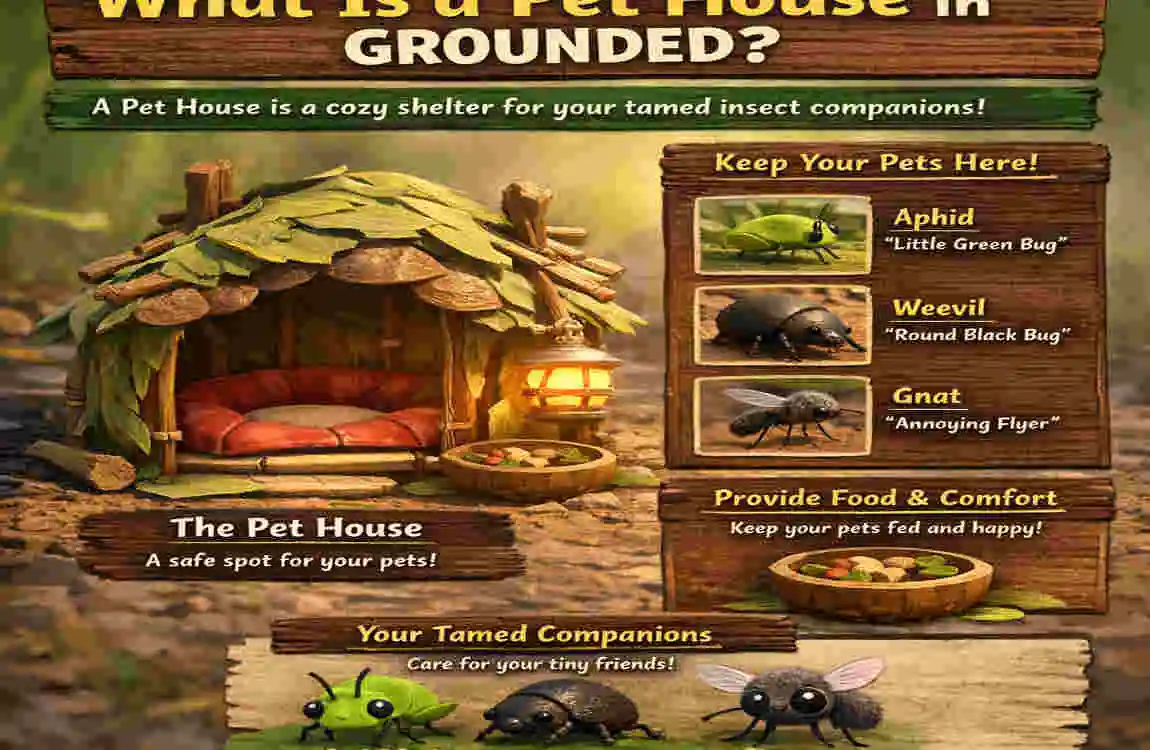Pet House Guide for Grounded