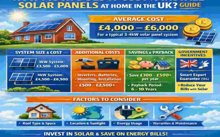 How Much Does It Cost to Install Solar Panels at Home in the UK?