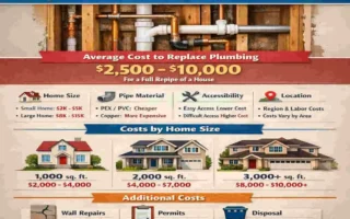 how much to replace all plumbing in a house