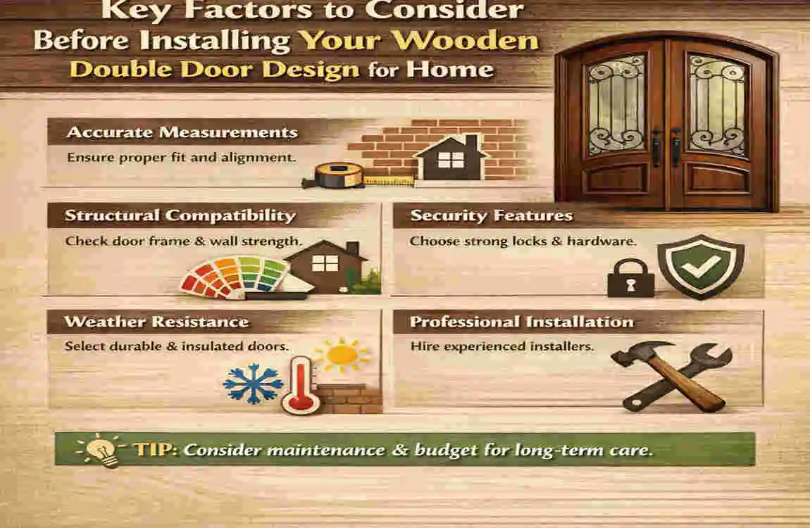 Wooden Double Door Designs for Home