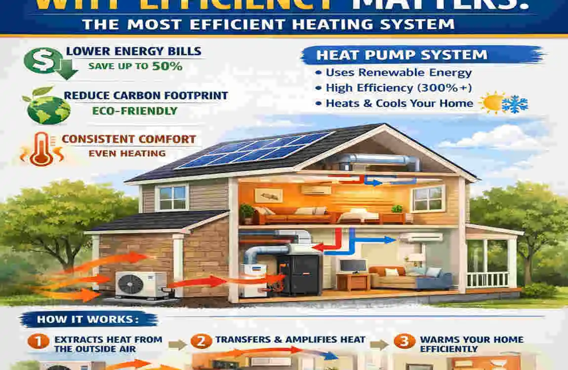 most efficient heating system