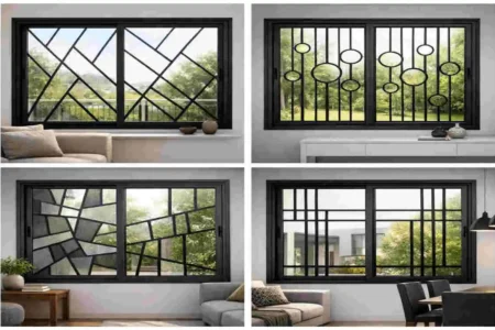 sliding window grill design for home