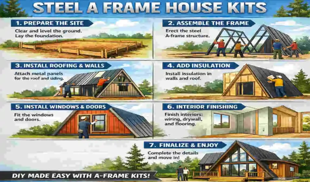 steel a frame house kits