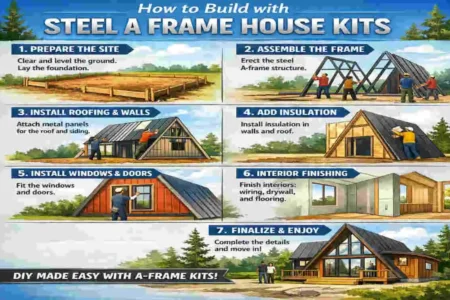 steel a frame house kits