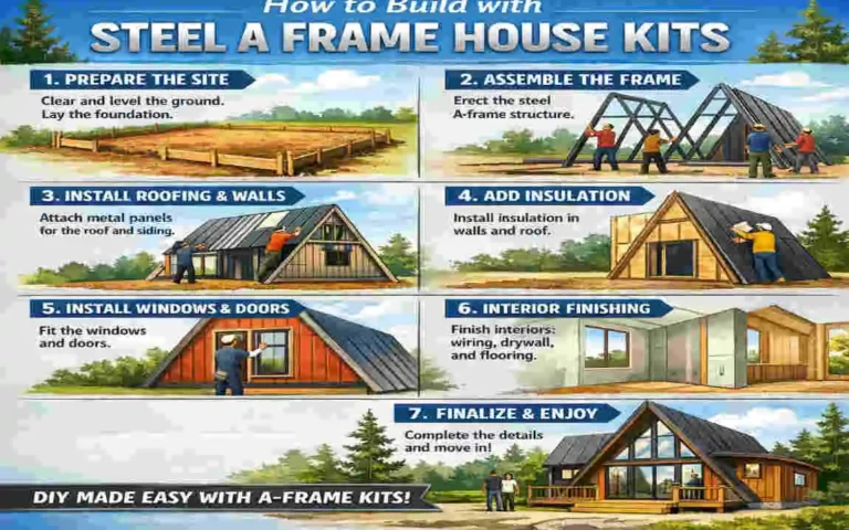 steel a frame house kits