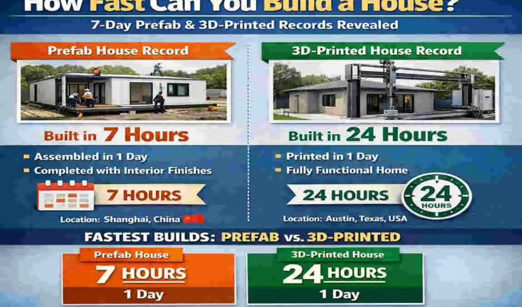 how fast can you build a house