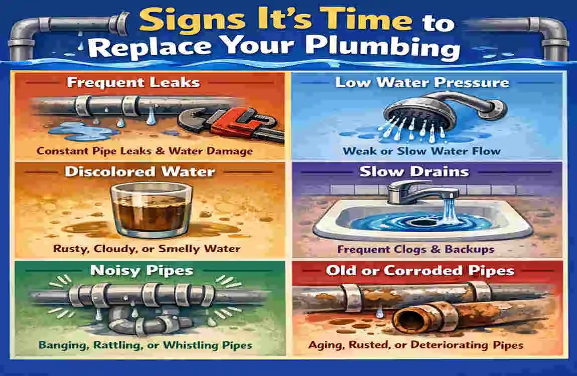 how much to replace all plumbing in a house