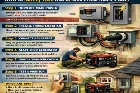 Ultimate DIY Guide: How to Safely Wire a Generator to Your House Panel