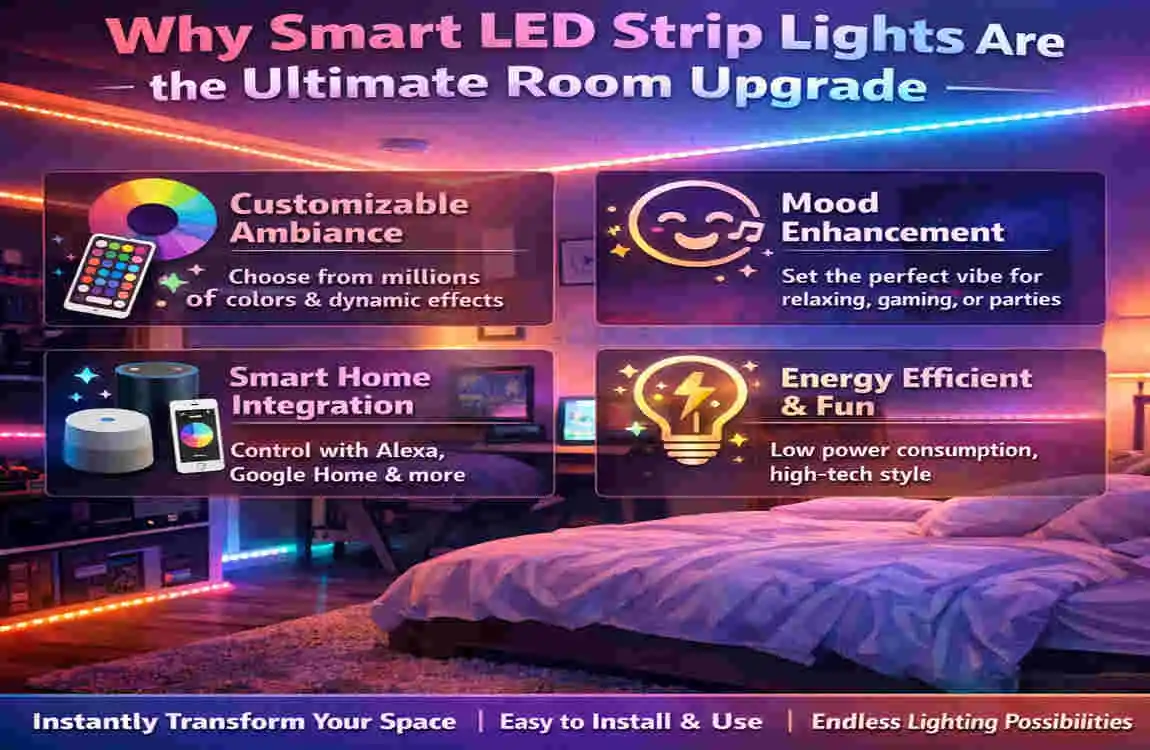 led strip lights for room smart decor