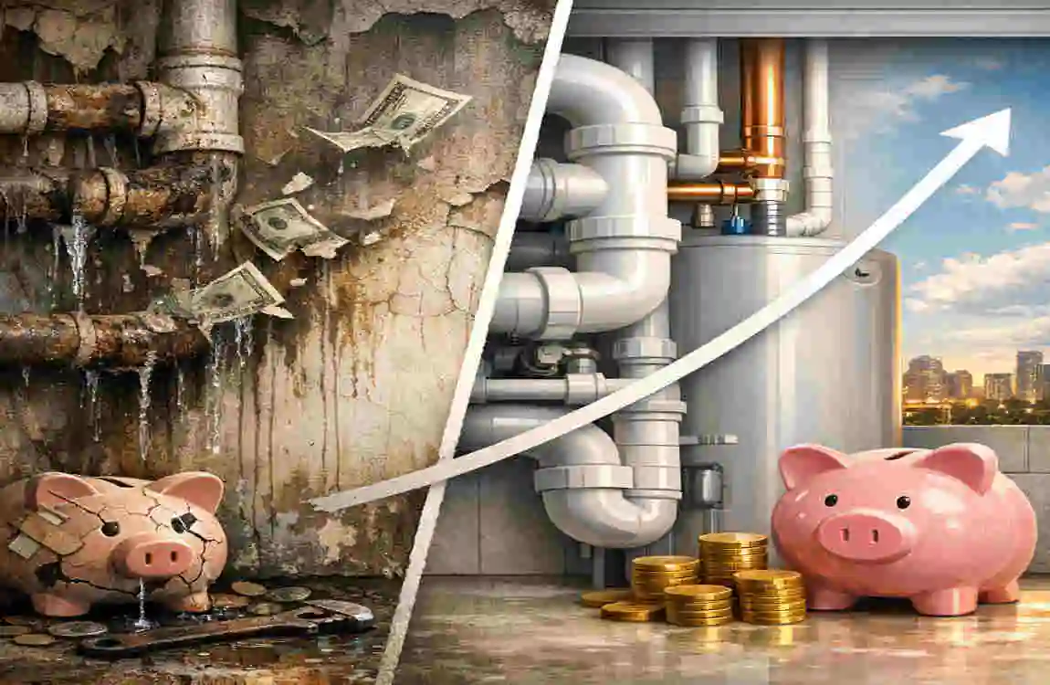 how much to replace all plumbing in a house