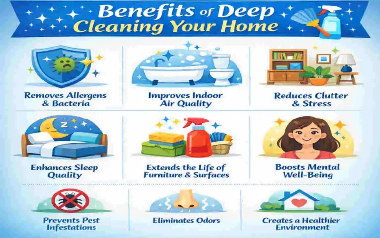 how to deep clean house