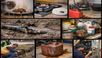 why does it smell like gasoline in my house