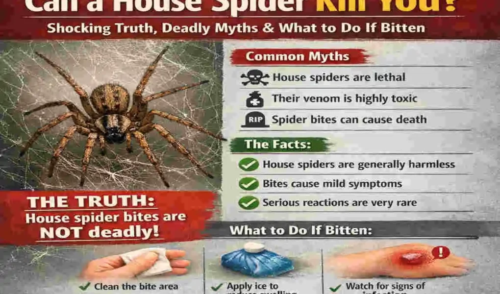 can a house spider kill you