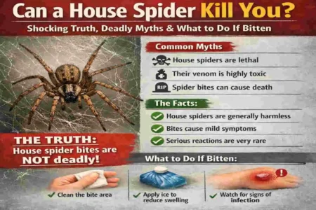 can a house spider kill you