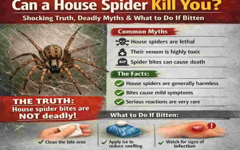 can a house spider kill you