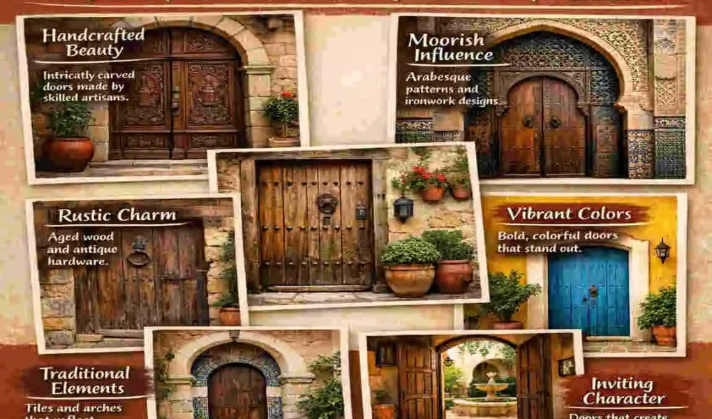 why do spanish houses and doors