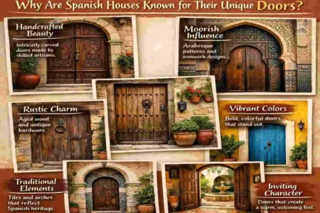 why do spanish houses and doors