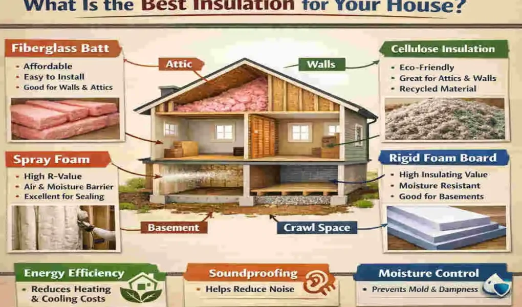 what's the best insulation for a house