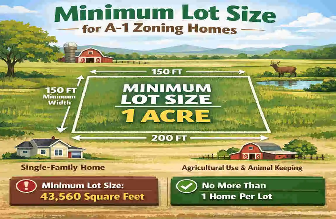 can you build a house on a-1 zoning