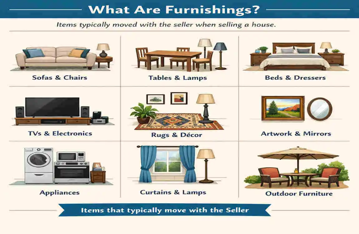 what is considered furnishings when selling a house