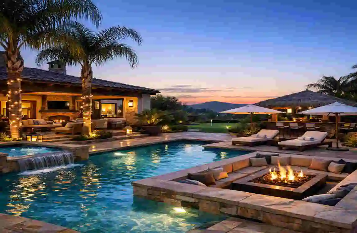 how do I make my house look like a resort