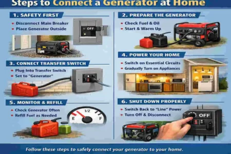 how to wire in a generator to your house