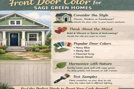 exterior sage green house what color front door