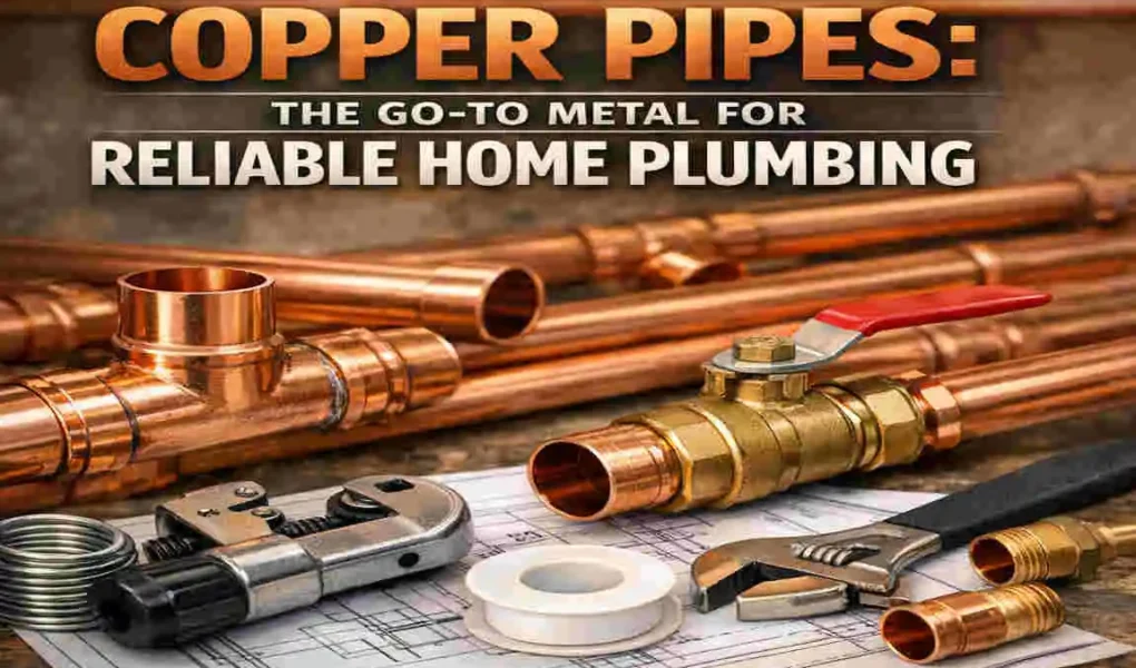 what metal is used for pipes in plumbing in a house