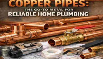 what metal is used for pipes in plumbing in a house