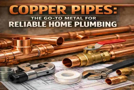 what metal is used for pipes in plumbing in a house