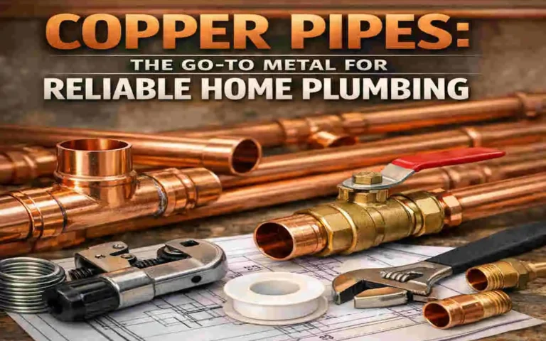 what metal is used for pipes in plumbing in a house