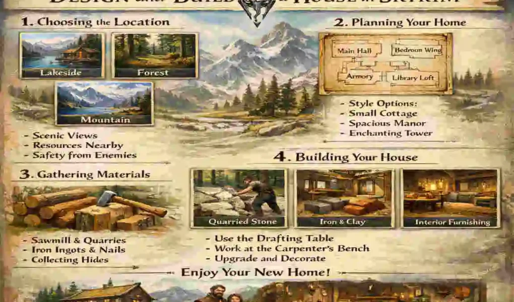 how to make a house in skyrim