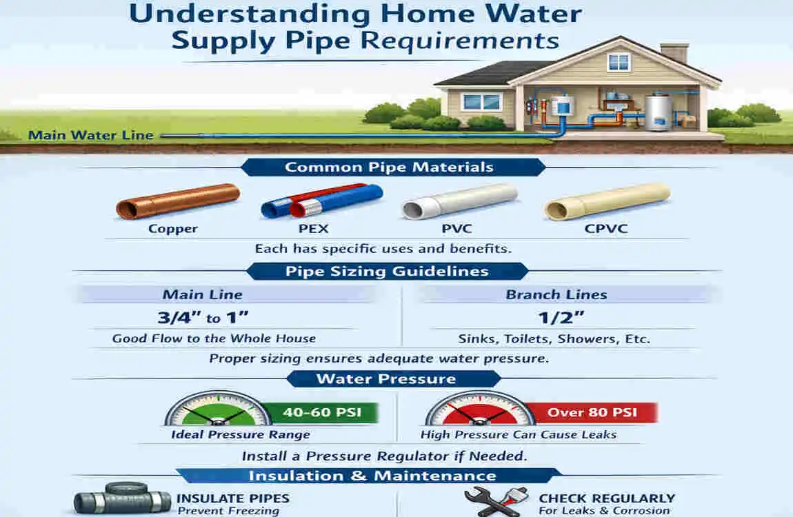 which pipe is best for house water supply