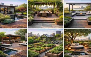 Roof Terrace Garden House Design