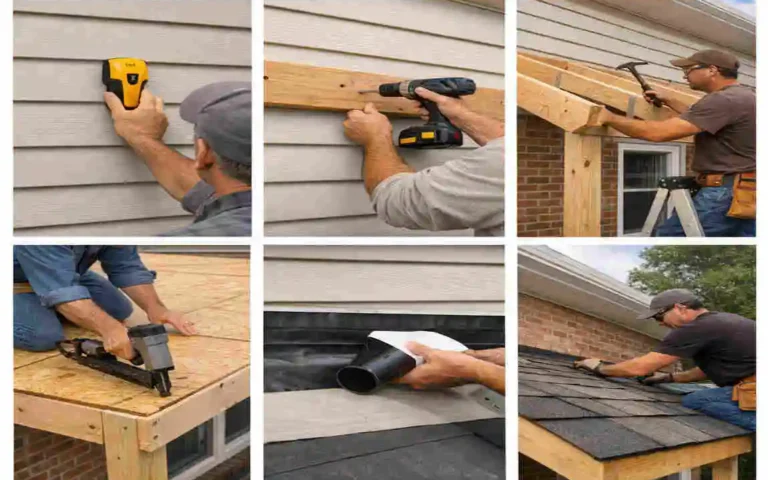 How to Connect a Porch Roof to Your House