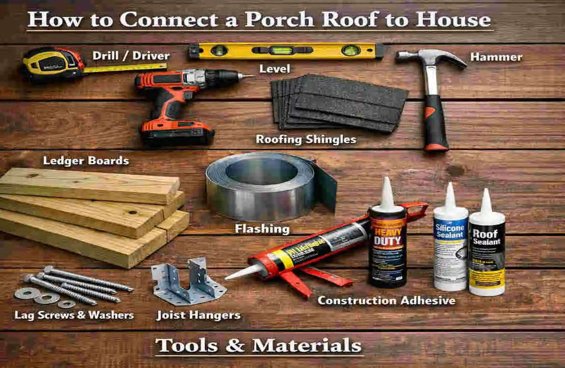 How to Connect a Porch Roof to Your House
