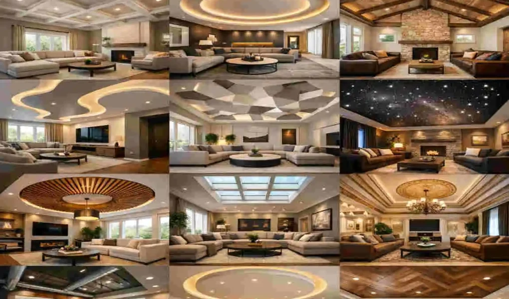 living room ceiling design at home