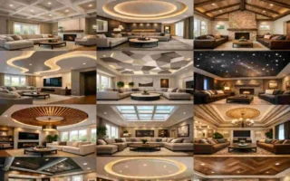 living room ceiling design at home
