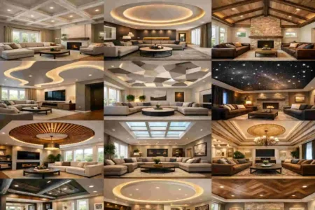 living room ceiling design at home