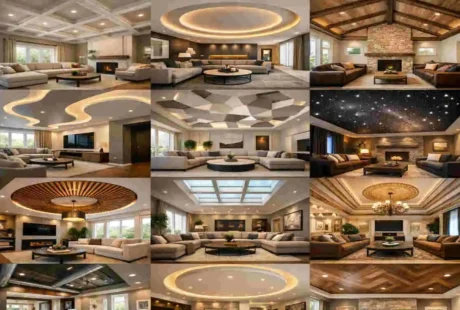 living room ceiling design at home