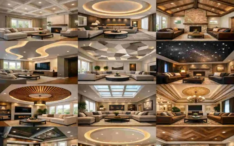 living room ceiling design at home