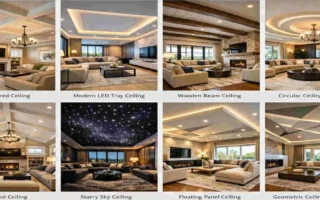 living room ceiling design at home