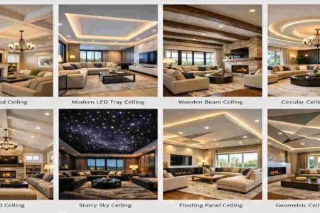 living room ceiling design at home