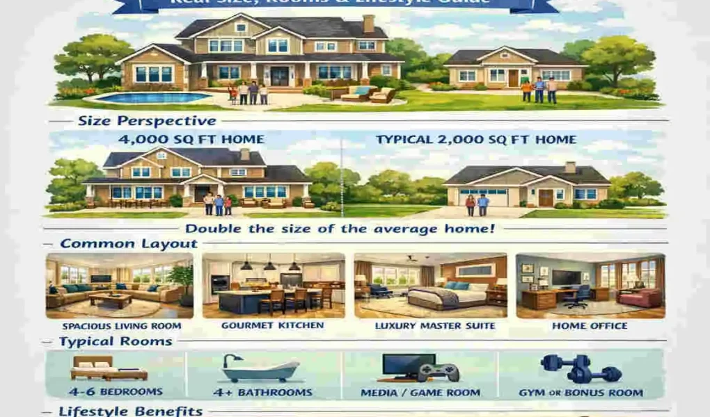 How Big Is a 4000 Sq Ft House