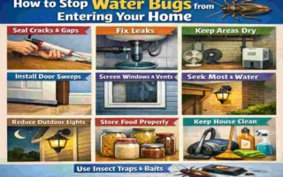 how do you keep clean water bugs out of your house