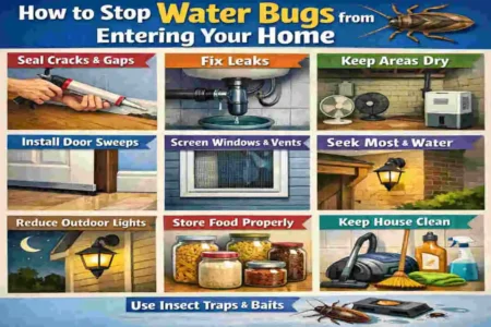 how do you keep clean water bugs out of your house