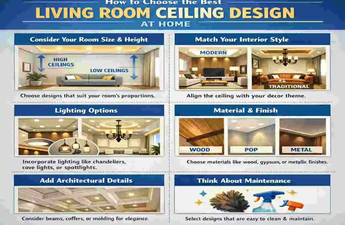living room ceiling design at home