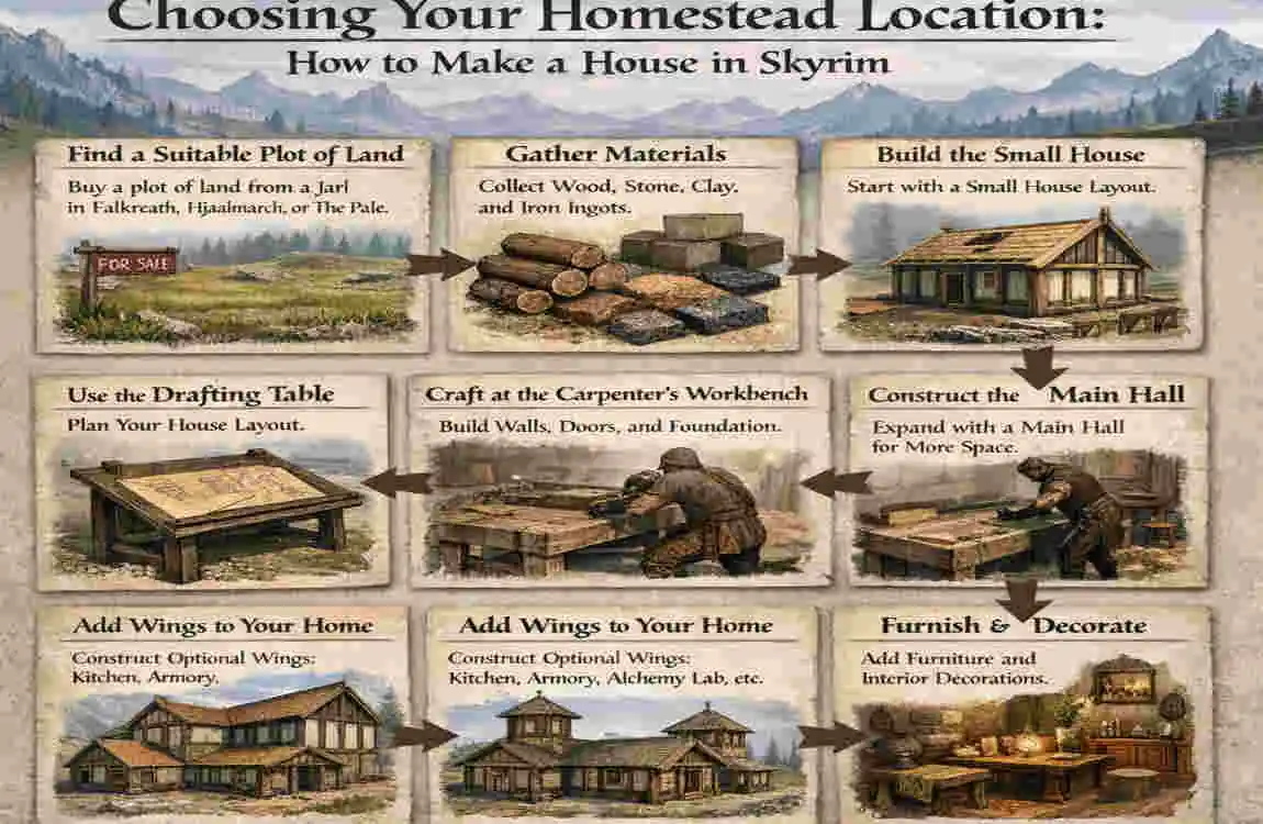 how to make a house in skyrim