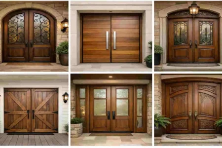 Wooden Double Door Designs for Home
